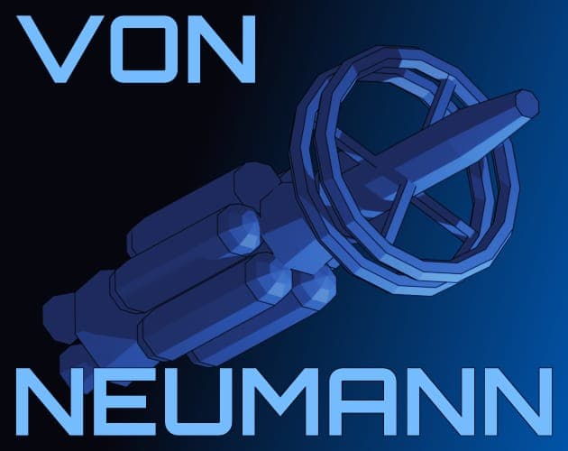 Cover art for Von Neumann, a game about self-replicating space probes