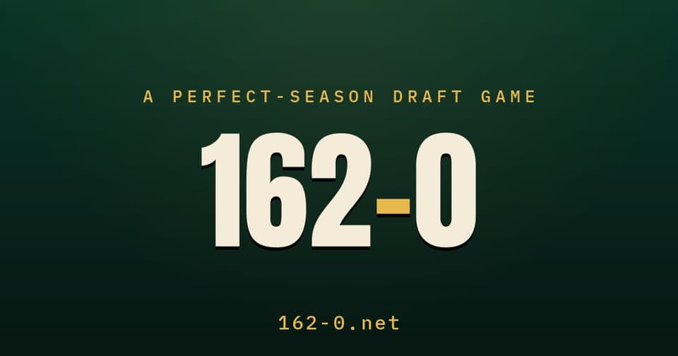 The 162-0 title in large cream numerals on a dark green background