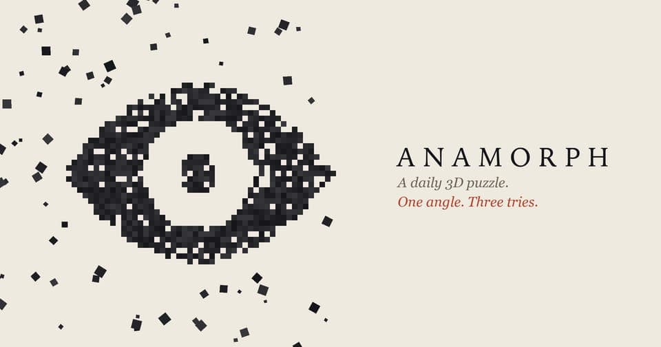 Share image for Anamorph, likely its shard cloud lined up into a picture
